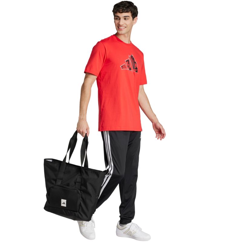 adidas Logo Graphic Men's T-Shirt Red JJ3934 Ruházat