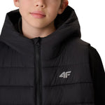 Boy's vest 4F M313 deep 4FJWSS26TVJAM313 20S fekete clothing