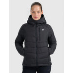 Women's down trekking with Primaloft Silver filling 4FRAW25TDJAF0792-20S szürke kabát