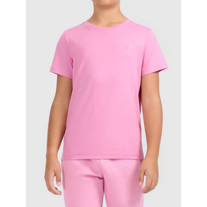 4F Girls' cotton T-shirt gyerek póló 4FJWAW26TTSHF3528-54S