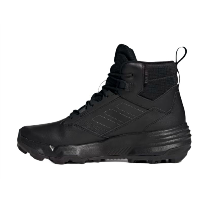 Adidas Terrex Unity Leather Mid RAIN.RDY men's winter boots black - GZ3325 fekete túracipő