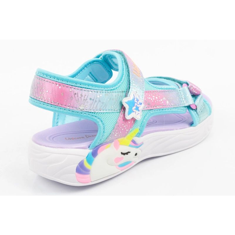 Skechers Unicorn Dreams children's shoes sandals for girls led gyerek szandál 302682L/PRMT