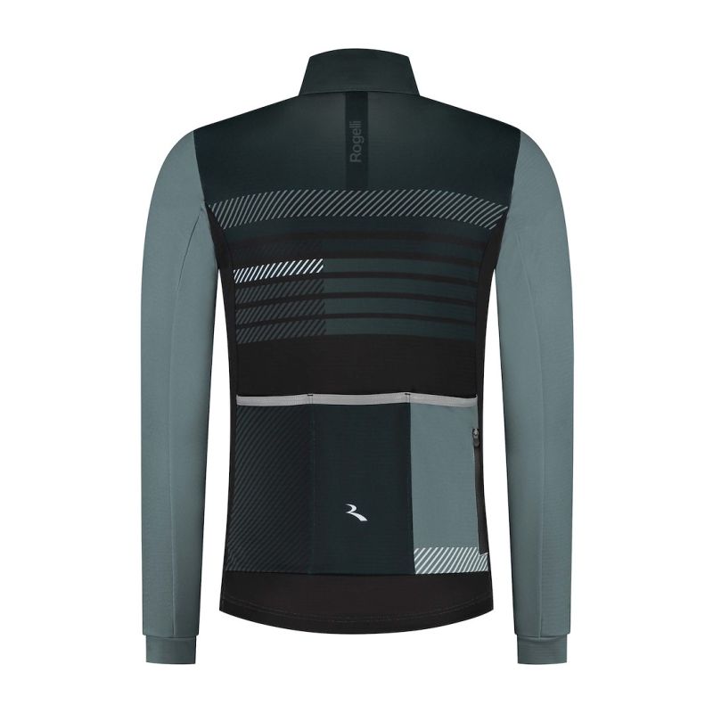 Rogelli STRYDE long sleeve shirt black and kék kiegészítő SIRC1010006.300.S