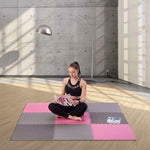 One Fitness Multipack MP10 puzzle mat pink and gray 9 pieces 10 mm szürke edzőfelszerelés 17-63-084
