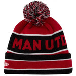 New Era Core Cuff Beanie Manchester United FC Hat Red piros kötött sapka 12122732