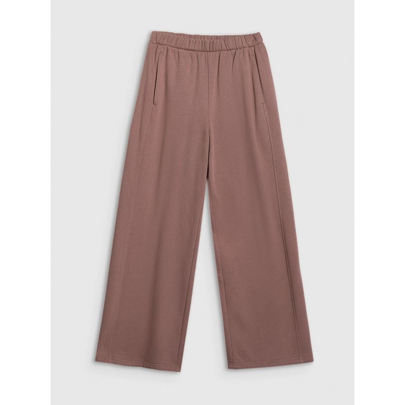 4f Women's wide-leg sweatpants 4FRAW25TTROF1614-82S General