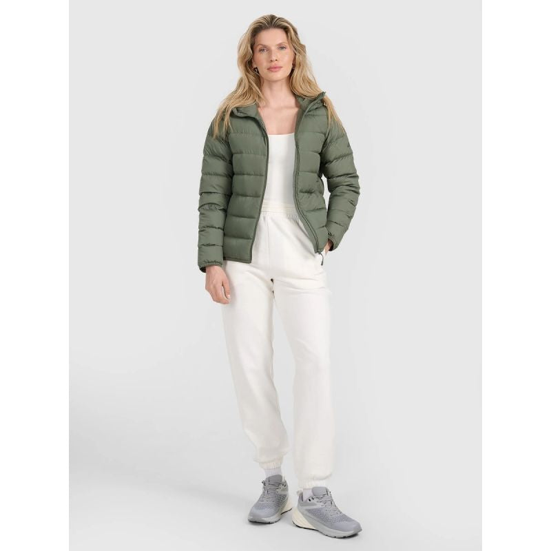 Women's down jacket with natural filling 4F 4FRAW25TDJAF0800-43S