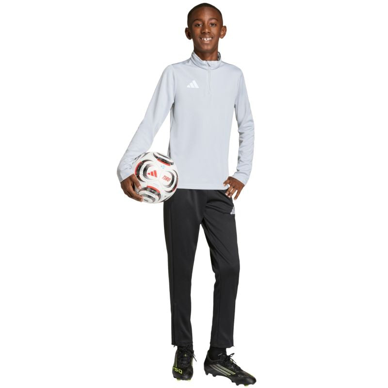 adidas Entrada 26 Training Top light gray kids sweatshirt JZ6637 104cm pulóver