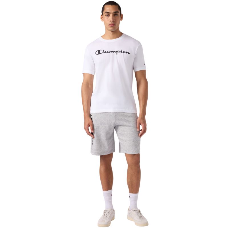 Champion Men’s SS Tee T-Shirt White 221814 WW001 fehér férfi póló 221814WW001