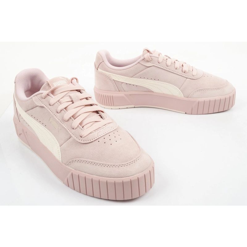 Puma women's sports Carina Mia SD powder leather comfortable sneakers rózsaszín cipő