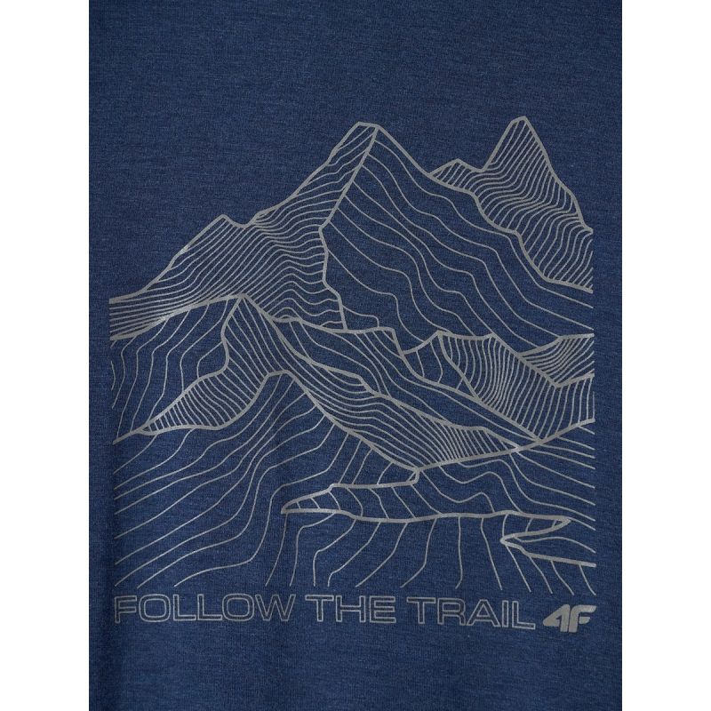 4F Men's trekking t-shirt made of bamboo fiber férfi póló 4FRAW26TFTSM2963-32M