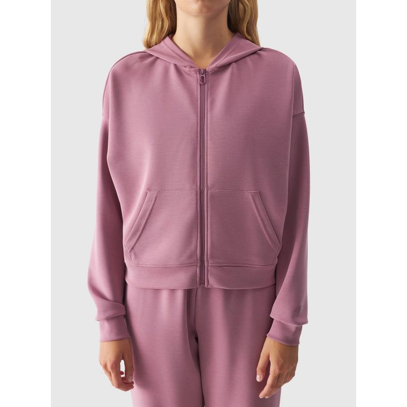 4f Women's modal zip-up sweatshirt 4FWAW24TSWSF1341-53S Kiegészítő