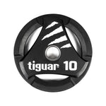 Tiguar PU Olympic plate 10 kg fekete kiegészítő TI-WTPU01000