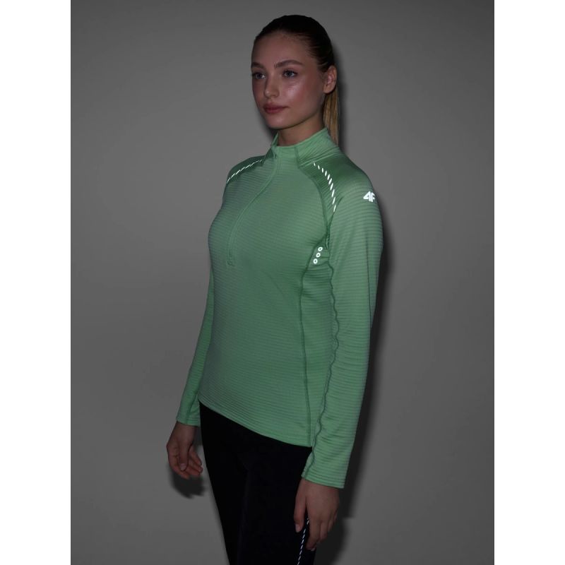Women's slim quick-drying training sweatshirt 4F 4FWAW24TFSWF411-41S edzőruha