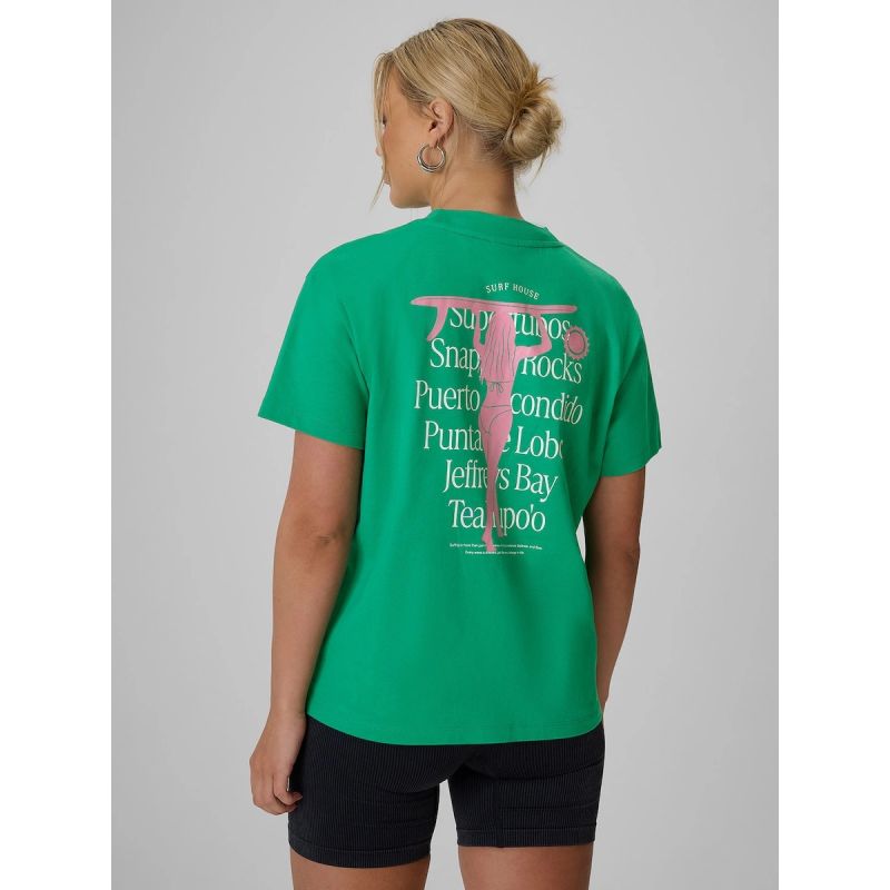 4F Women's loose T-shirt with print póló