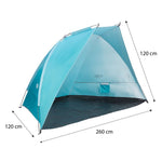 NILS CAMP NC8030 beach tent turquoise 260x120x120 cm türkiz hátizsák