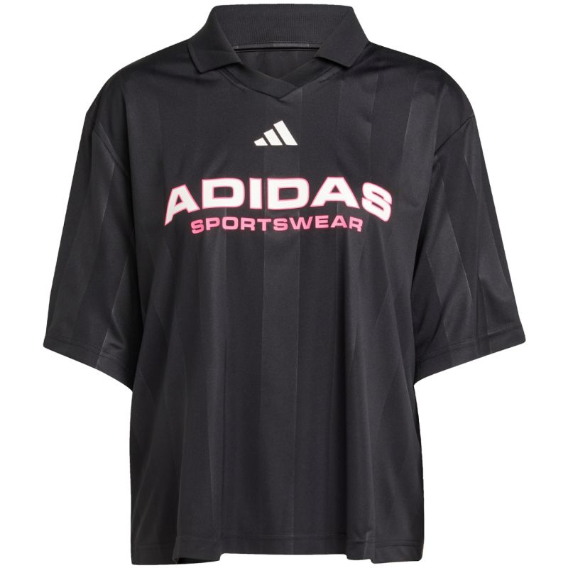 adidas Tiro Q4 Polo Women's T-Shirt Black JN2749 Ruházat