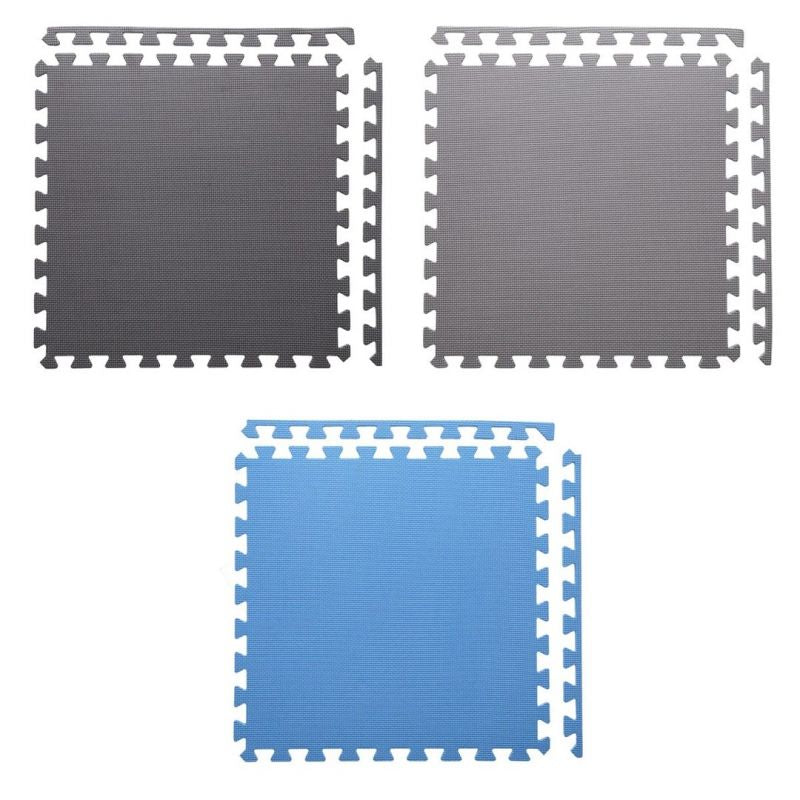 One Fitness Multipack MP10 puzzle mat blue-gray 9 pieces 10 mm szürke edzőfelszerelés 17-63-083