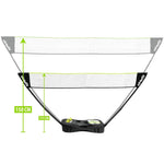 Virtufit 2-In-1 Portable Badminton And Tennis Set - Includes Case And Rackets Kiegészítő