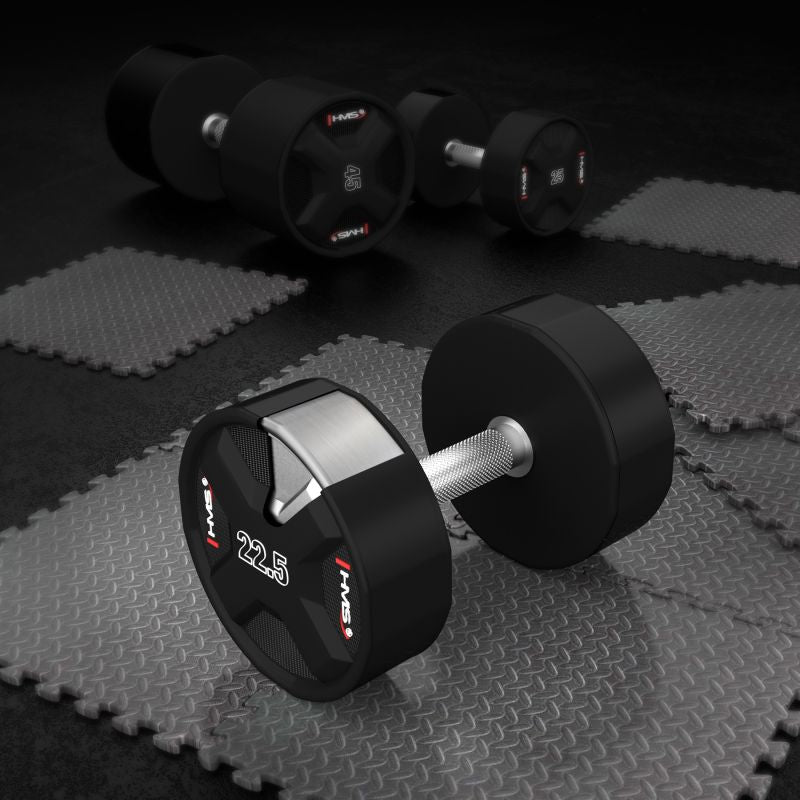 HMS HPC 22.5 KG POLYURETHANE Dumbbell CPU súlyzó 17-66-198