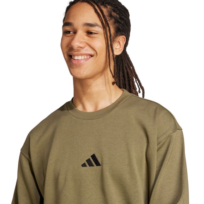 adidas Men's Essentials Feelcozy Fleece Sweatshirt Olive KD5149 Kiegészítő