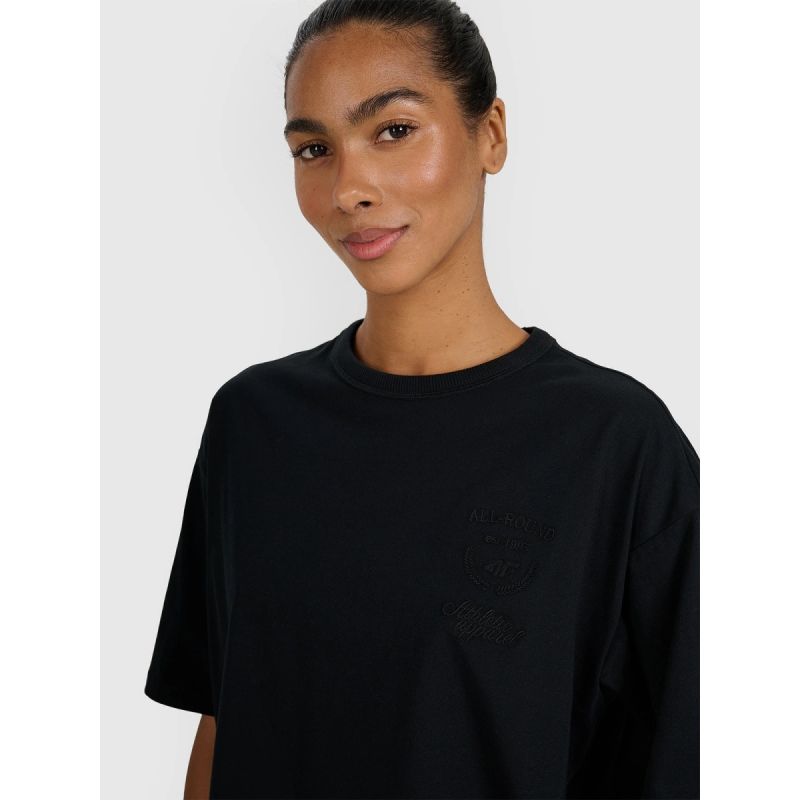Women's oversize printed T-shirt 4F 4FRSS25TTSHF2979-20S póló