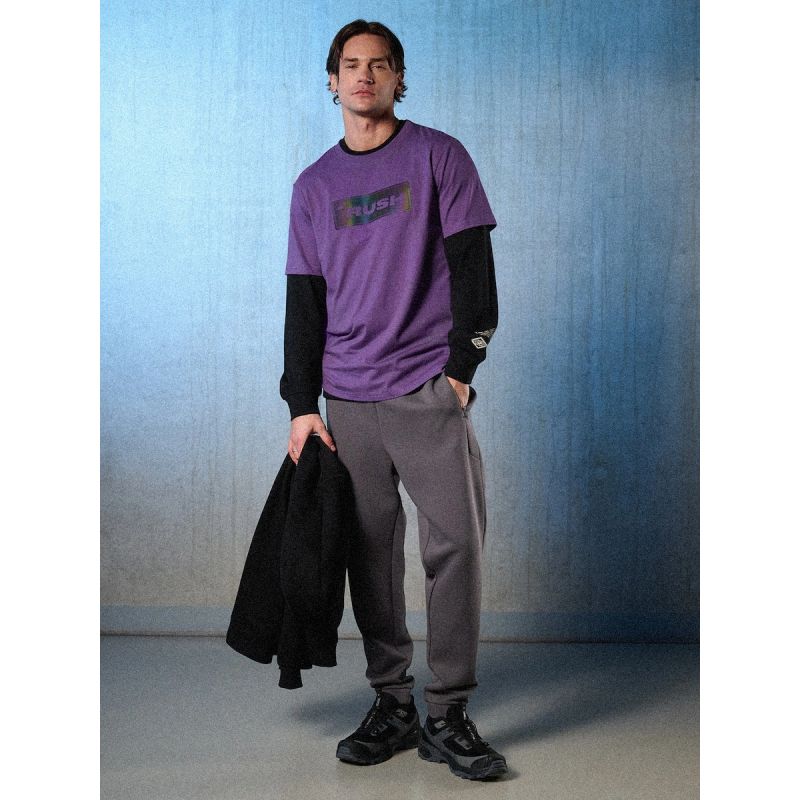4F Men's regular printed T-shirt póló 4FRSS26TTSHM3659-50S