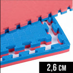 DBX Bushido Exercise mat with Safety Certificate - Puzzle 1x1m - Tatami 26mm mats, puzzle, training equipment