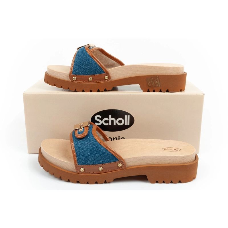 Scholl Pescura Iconic W clogs barna clogs, slides