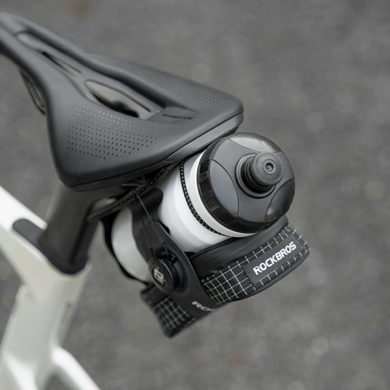 Rockbros P010 multifunctional saddle with bottle holder - black fekete táska 304004-211957