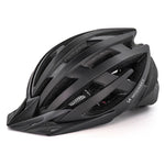 Wozinsky MTB Bike Helmet with Removable Visor and Rear USB Light L - Black czarny védőfelszerelés HT-28VCB-199833