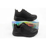Skechers Uno Lite children's sports fashionable youth fekete utcai cipő 310387L/BBK