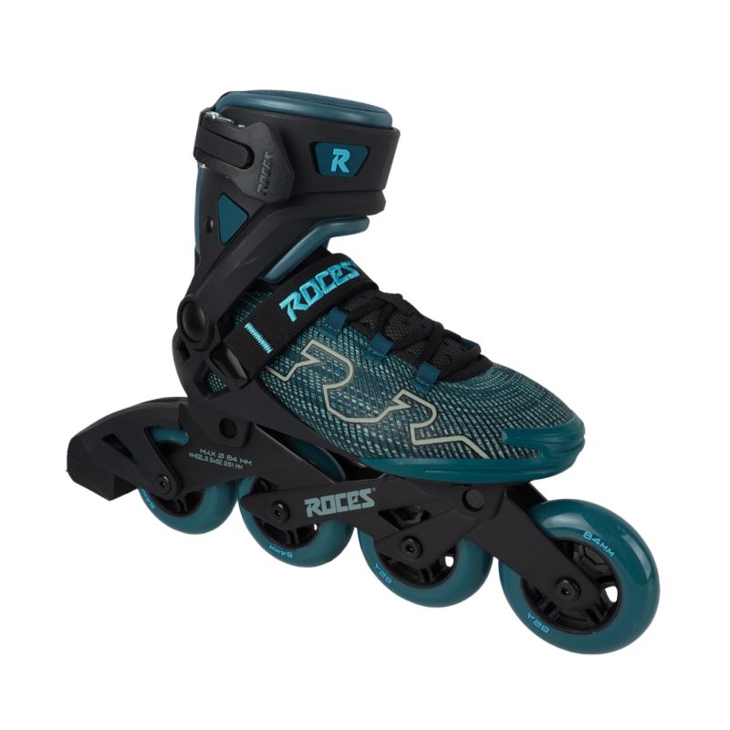 Roces R-Evo 84 W inline skates black-blue-green 400905 zöld görkorcsolya