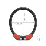 Rockbros bike lock – steel cable, code kerékpár 5907769384219-211813