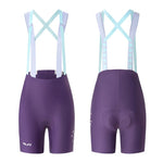Rockbros TVI Women's Cycling with Bib and Pad Size M - Purple m \ fioletowy rövidnadrág 20210017008-211681