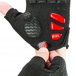 Rockbros S cycling gloves with gel inserts - black and red s \ czarny || czerwony kesztyű
