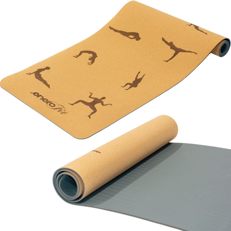 Enero CORK YOGA MAT .4CM FIT mats, training equipment