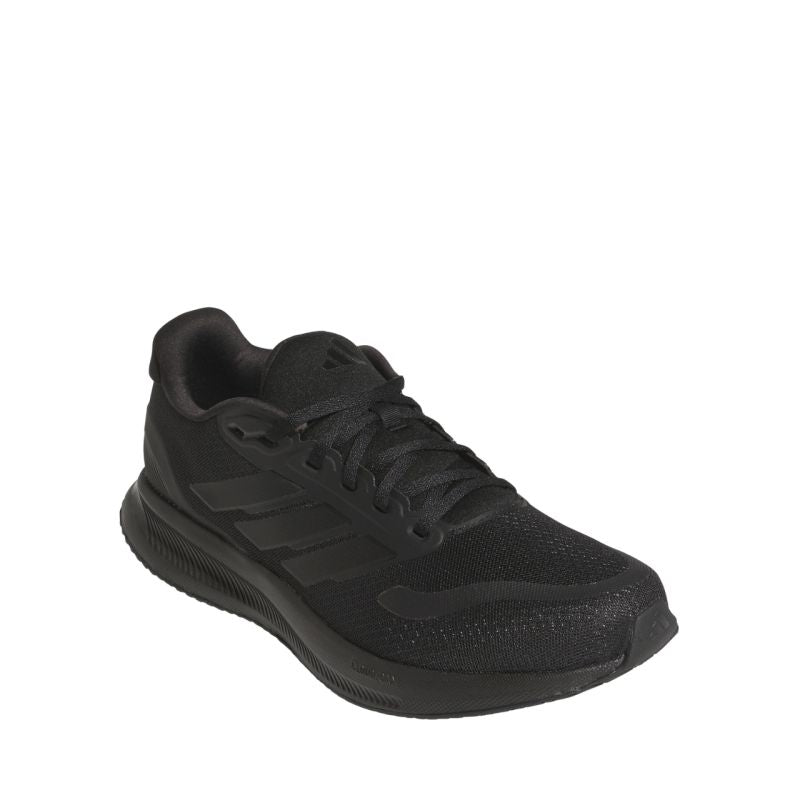 Adidas Men's Runfalcon 5 Wide running shoes, black, fekete férfi futócipő JH5184