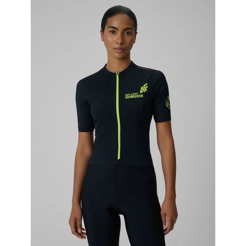 Women's cycling jersey with UPF50+ filter 4F
