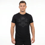 DBX Bushido Men's T-shirt Black Cotton T-shirt fekete póló TSRA-190-BK