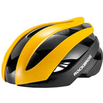 Rockbros 10110004005 bicycle helmet, size L - yellow and black czarny || żółty \ l helmets