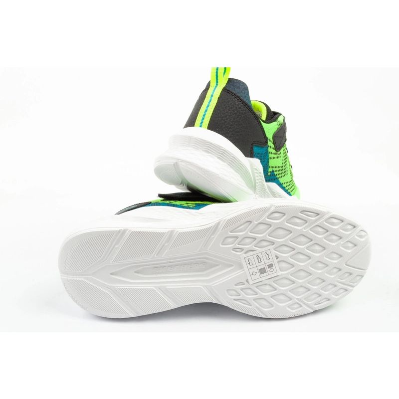 Skechers Meteor-Lights LED Children's Sports for Boys with Velcro utcai cipő 401490LC/LMBK
