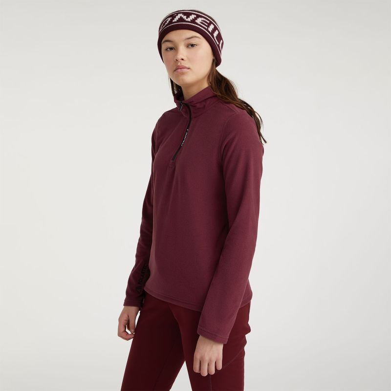 O'Neill Polar Jack's Hz Fleece W piros pulóver