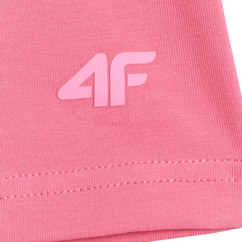 4F Girls' CAS F028 pink 54S rózsaszín short 4FJWSS26TSTIF02854S