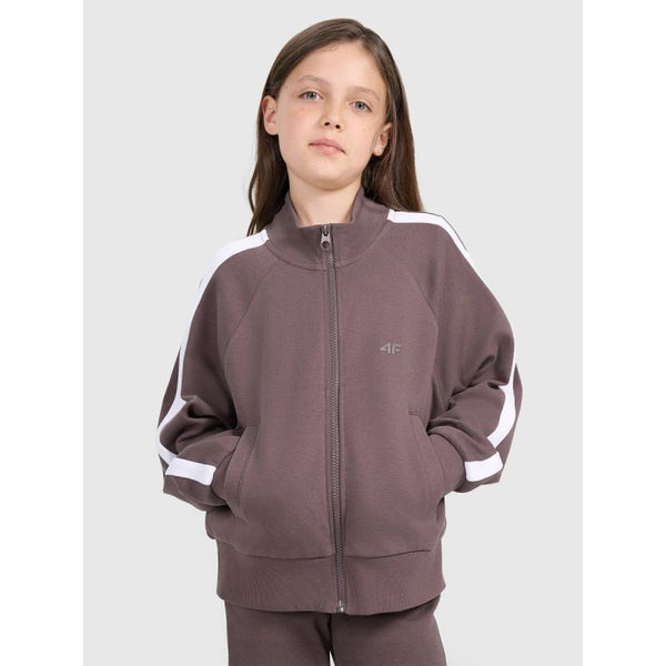 4f Girls' zip-up sweatshirt without hood 4FJRAW25TSWSF2430-51S Egyéb