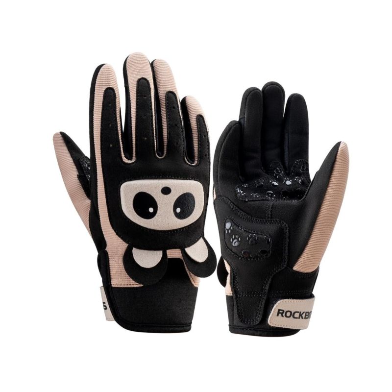 Rockbros children's sports gloves black- rózsaszín kapuskesztyű SI16310008003