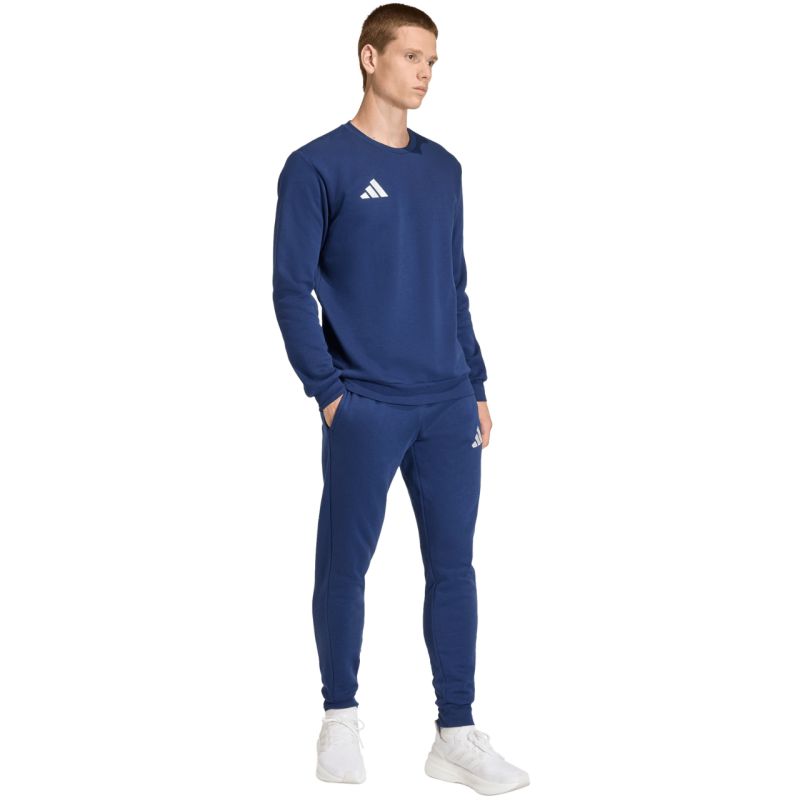Men's adidas Entrada 26 Sweat Top navy blue JZ6574 sötétkék pulóver
