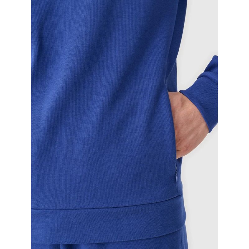 Men's sweatshirt with hood, open, 4F 4FRAW24TSWSM2050-31S kapucnis pulóver