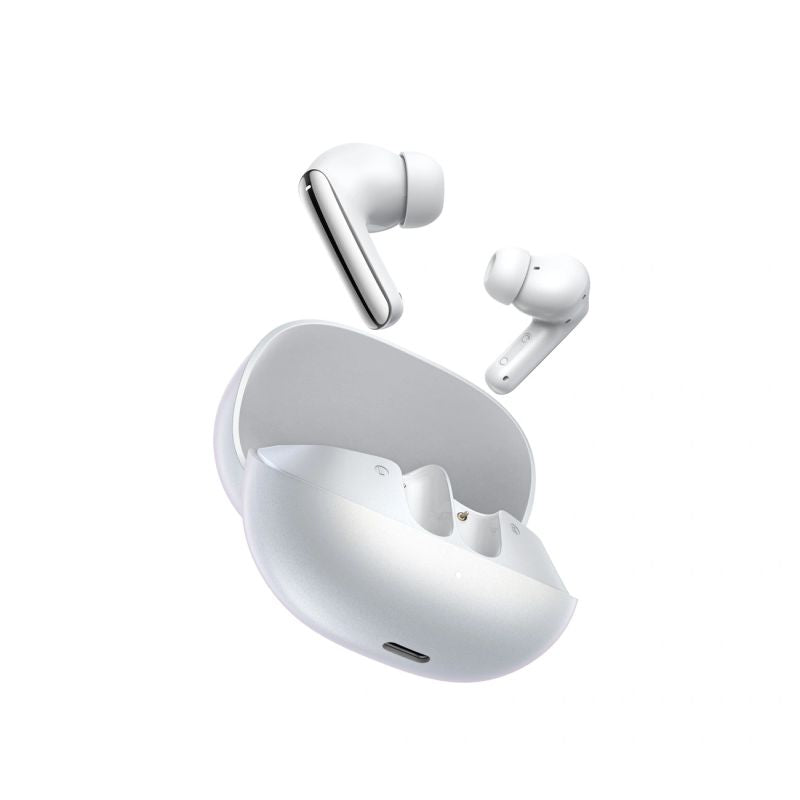 head QCY MeloBuds N20 Wireless In-Ear Noise Cancelling ANC Headphones - White biały headsets