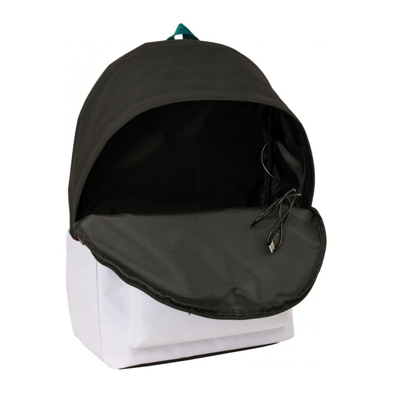 Real Madrid sports backpack with USB and laptop compartment double backpack wielokolorowy elektronika 612654820
